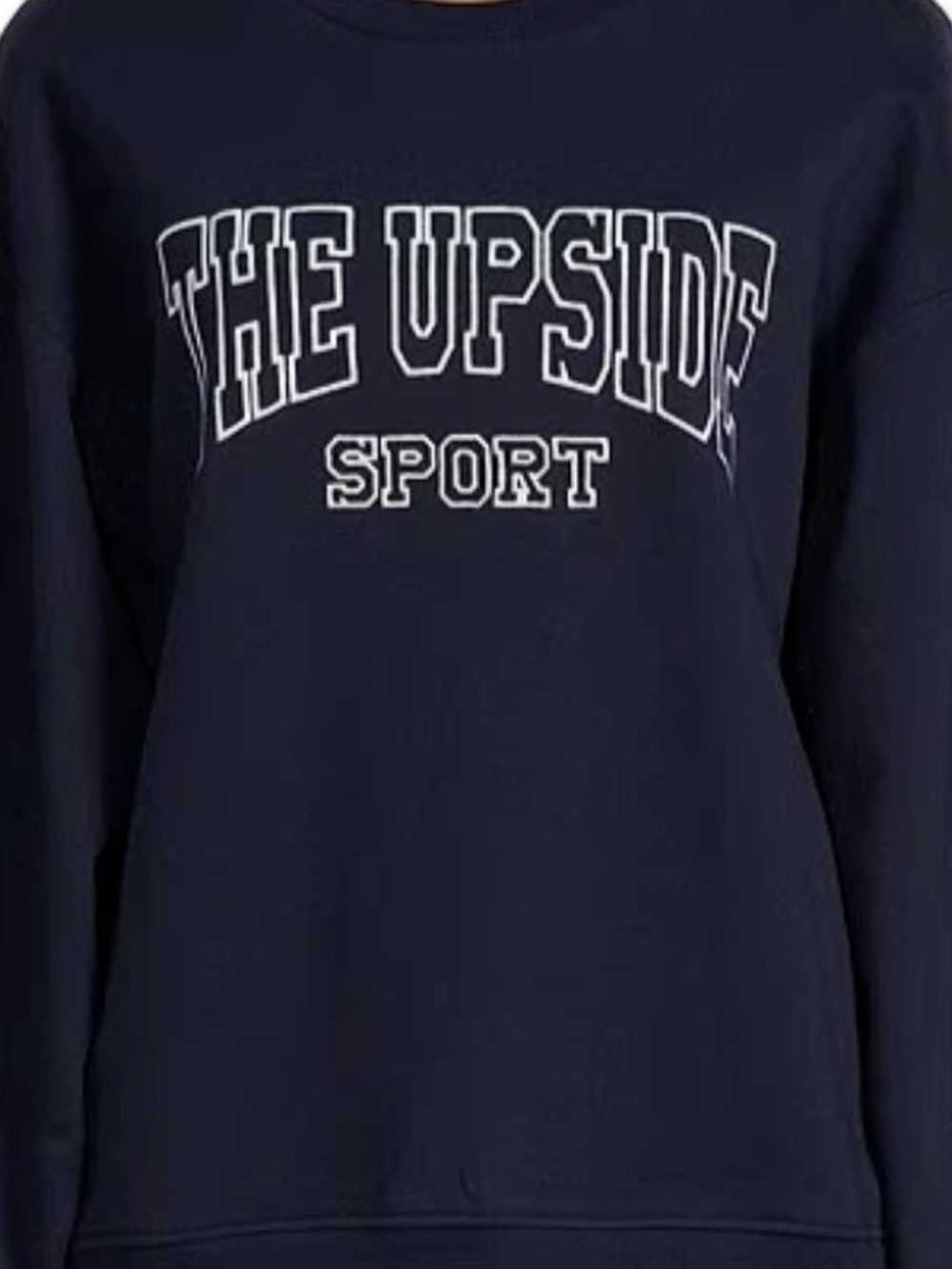 The Upside Ivy League Saturn Crew Sweatshirt Navy Size XS US 4
